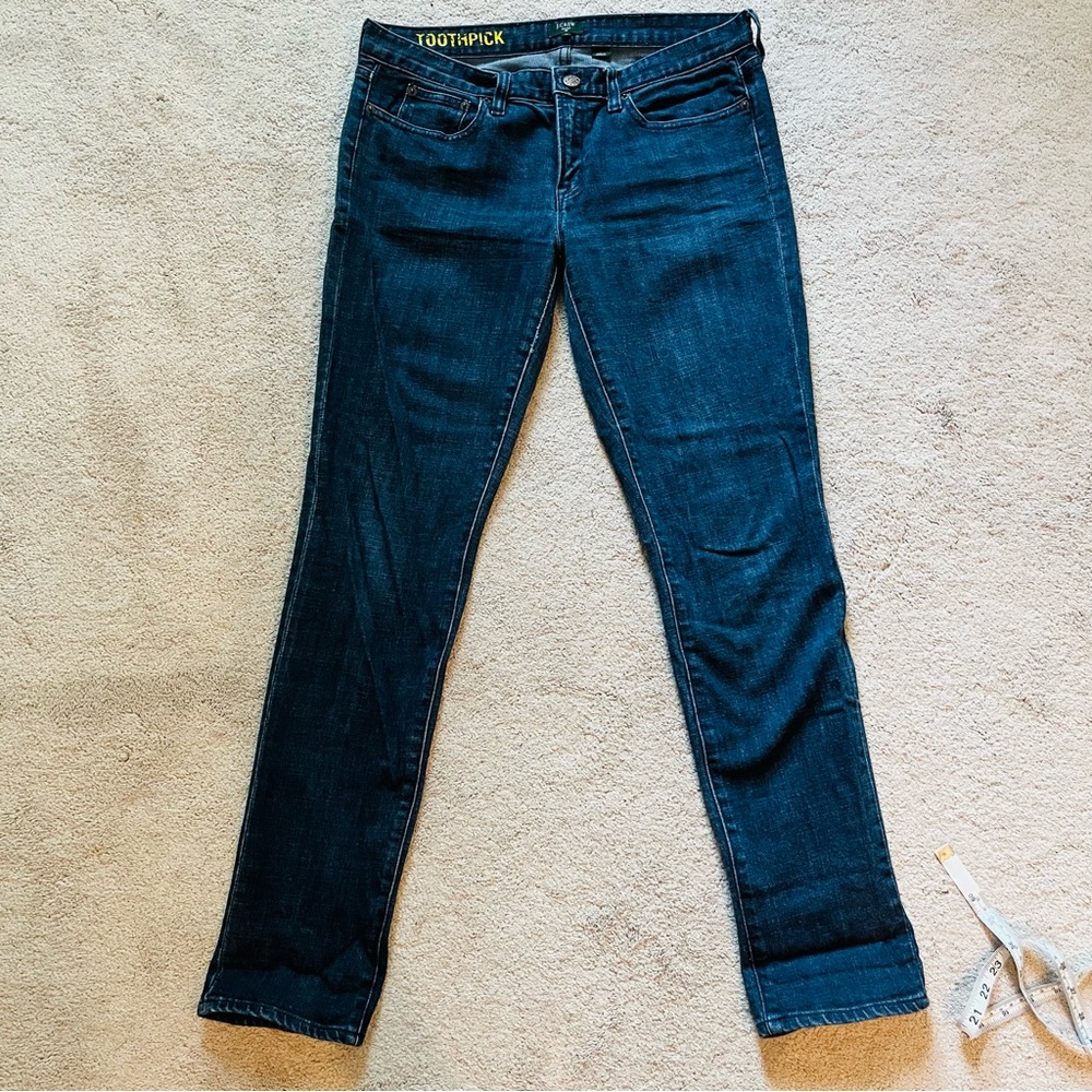J. Crew Toothpick Jeans, Size 30
